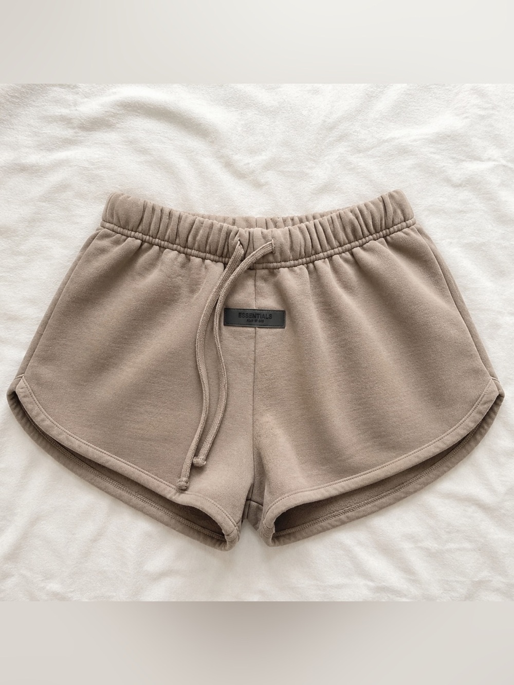 Fear of God Essentials Women’s Taupe Fleece Shorts XS